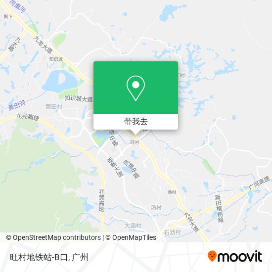 旺村地铁站-B口地图