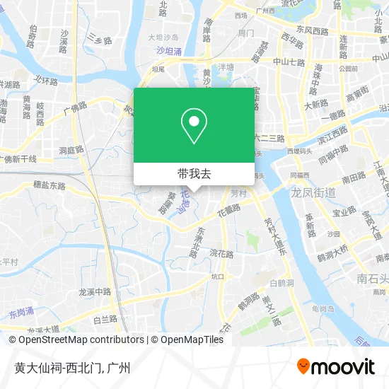 黄大仙祠-西北门地图