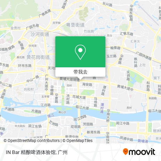IN Bar 精酿啤酒体验馆地图