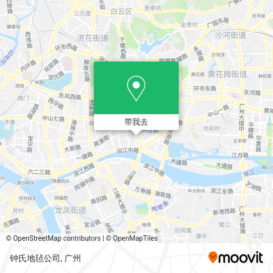 钟氏地毡公司地图