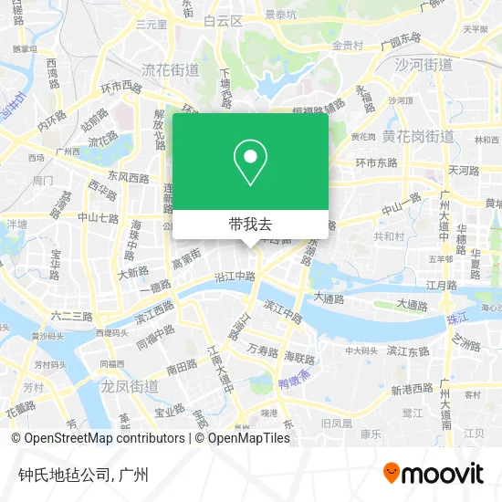 钟氏地毡公司地图