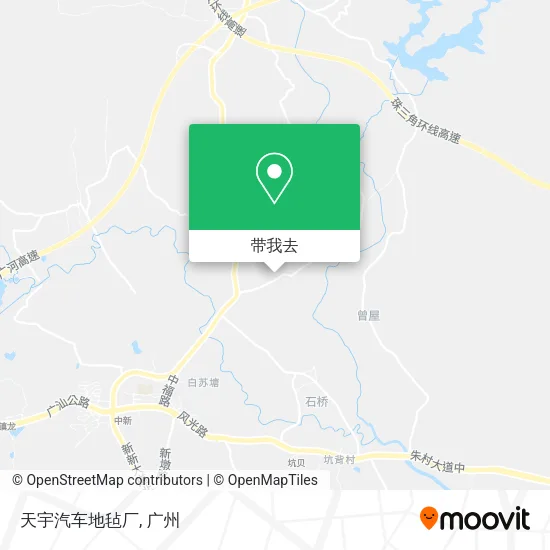天宇汽车地毡厂地图