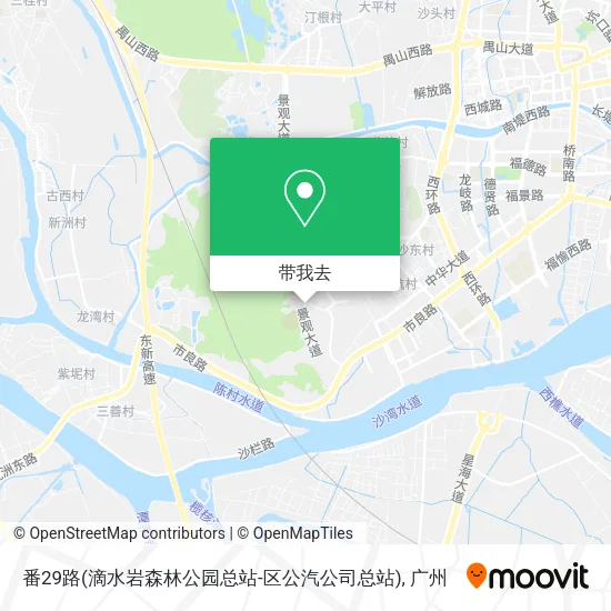 番29路(滴水岩森林公园总站-区公汽公司总站)地图