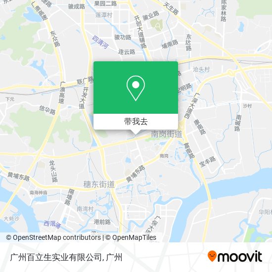 广州百立生实业有限公司地图