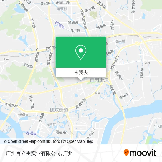 广州百立生实业有限公司地图