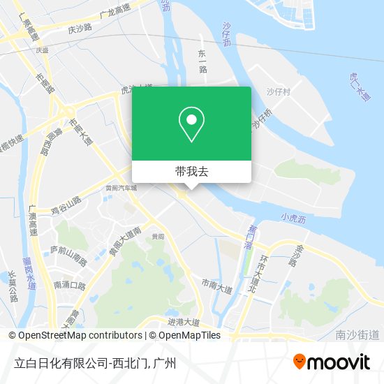 立白日化有限公司-西北门地图
