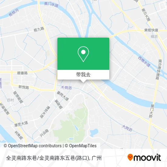 全灵南路东巷/金灵南路东五巷(路口)地图
