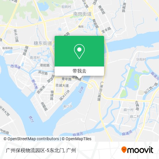 广州保税物流园区-5东北门地图