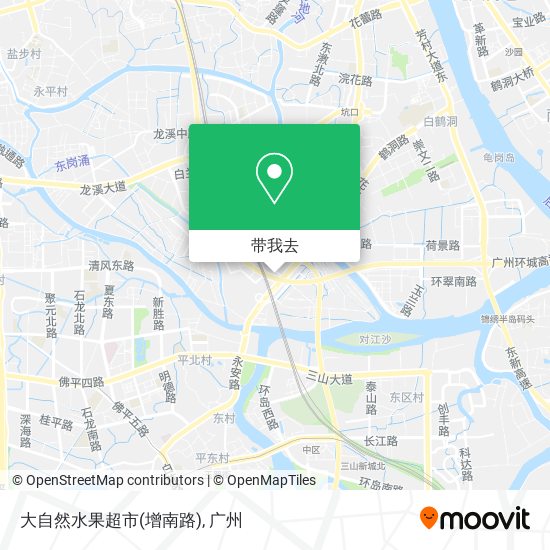 大自然水果超市(增南路)地图