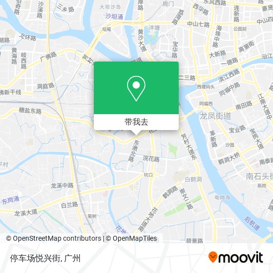 停车场悦兴街地图