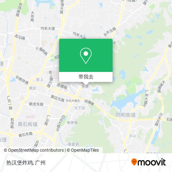 热汉堡炸鸡地图