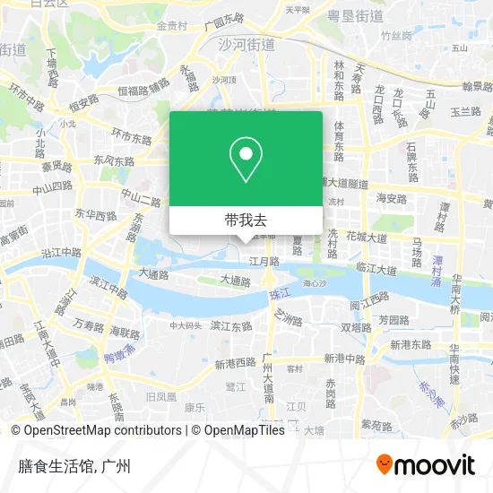 膳食生活馆地图