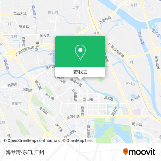 海琴湾-东门地图