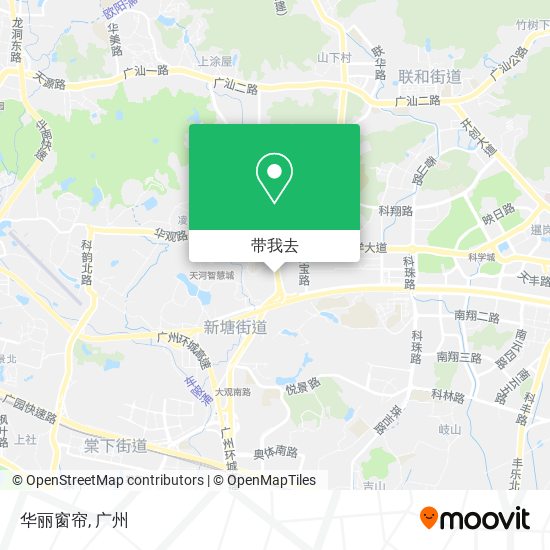 华丽窗帘地图