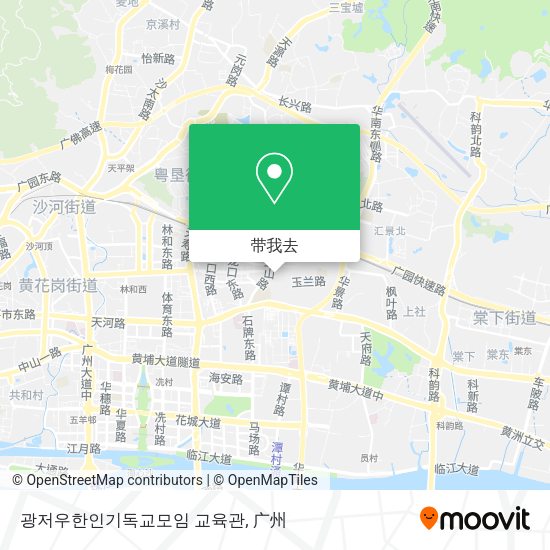 광저우한인기독교모임 교육관地图
