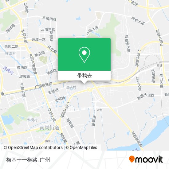 梅基十一横路地图