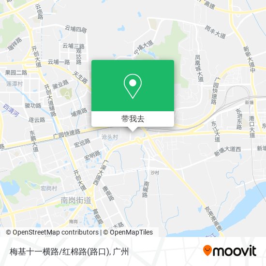 梅基十一横路/红棉路(路口)地图