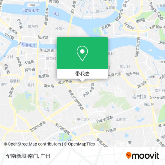 华南新城-南门地图