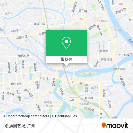 名扬园艺场地图