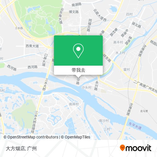 大方烟店地图
