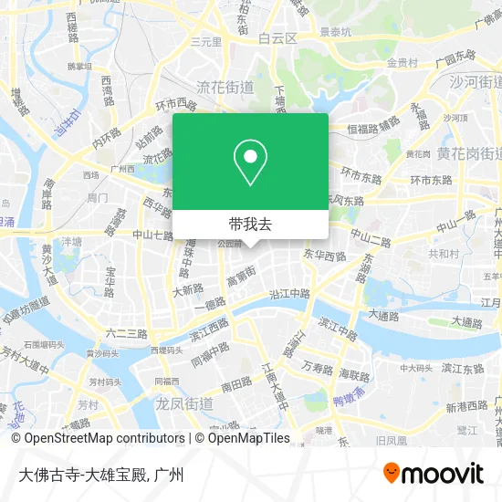 大佛古寺-大雄宝殿地图