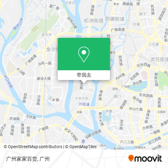 广州家家百货地图