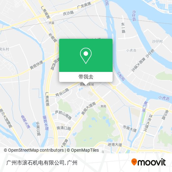 广州市滚石机电有限公司地图