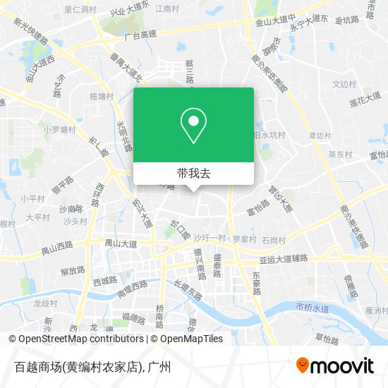 百越商场(黄编村农家店)地图