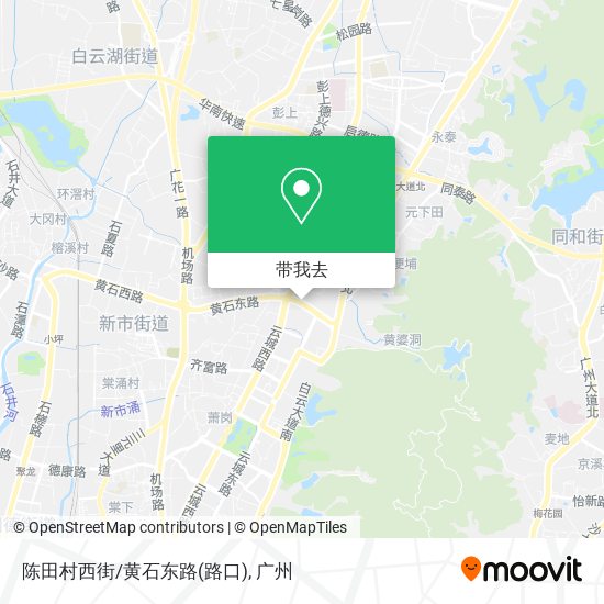 陈田村西街/黄石东路(路口)地图