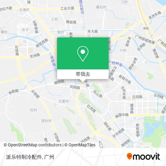 派乐特制冷配件地图