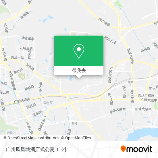 广州凤凰城酒店式公寓地图