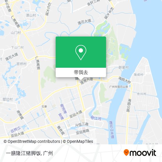 一膳隆江猪脚饭地图