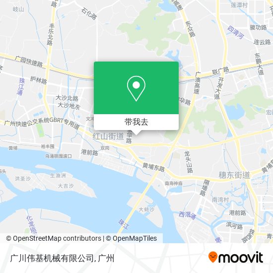 广川伟基机械有限公司地图