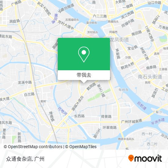 众通食杂店地图