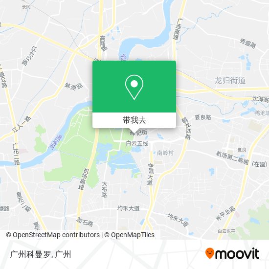 广州科曼罗地图