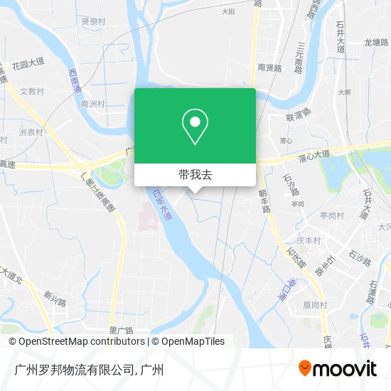 广州罗邦物流有限公司地图