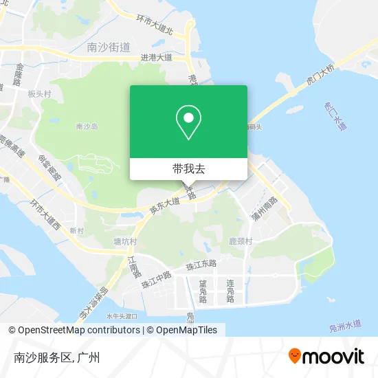南沙服务区地图
