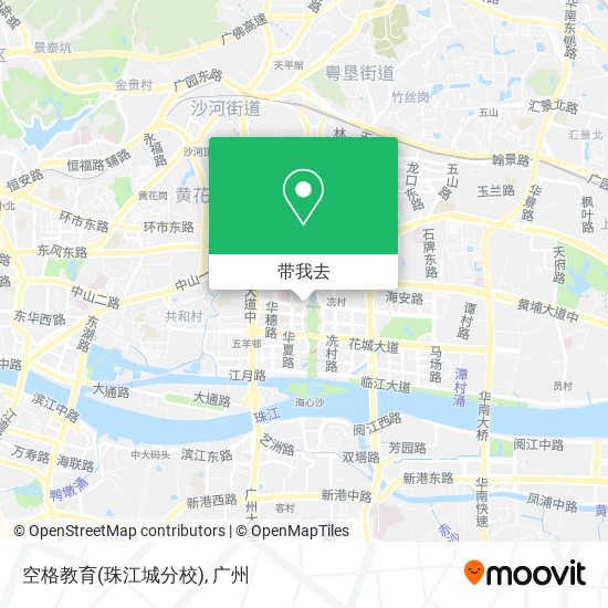 空格教育(珠江城分校)地图