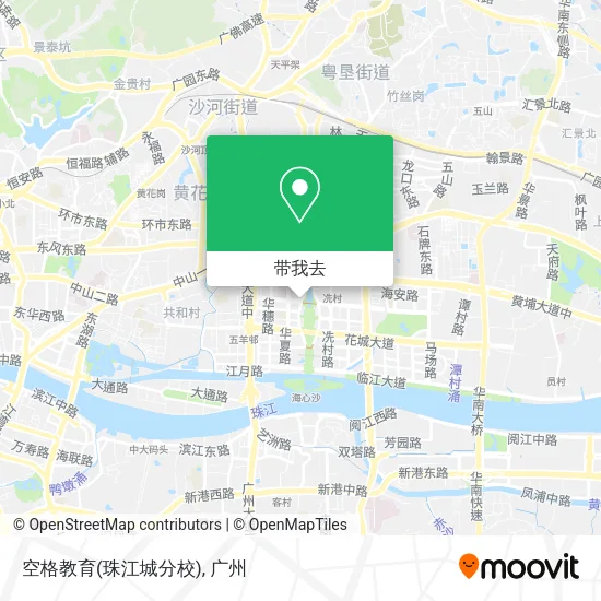 空格教育(珠江城分校)地图