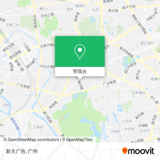 新天广告地图