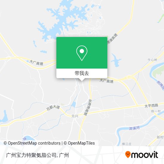 广州宝力特聚氨脂公司地图