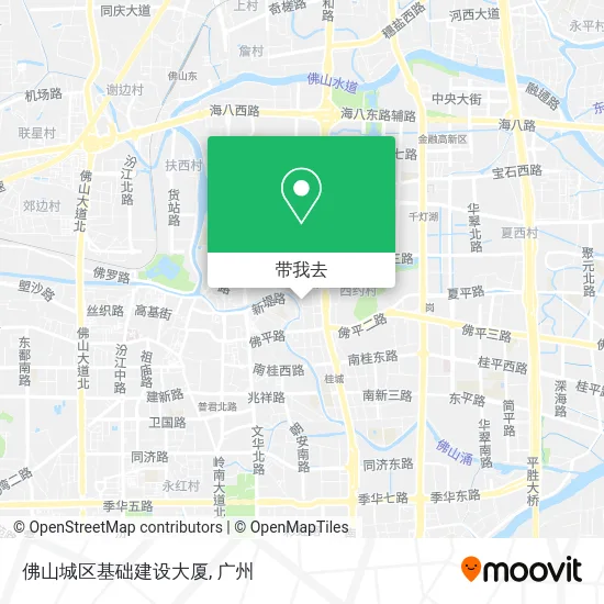 佛山城区基础建设大厦地图