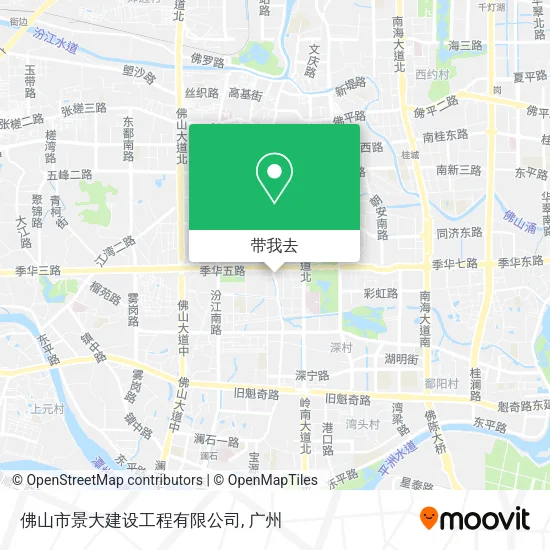 佛山市景大建设工程有限公司地图