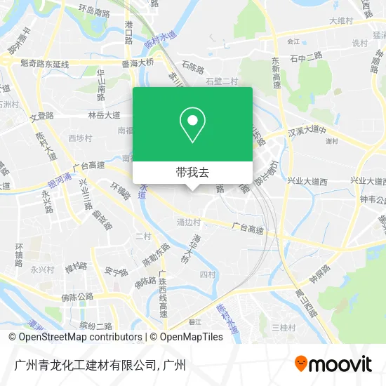 广州青龙化工建材有限公司地图