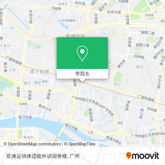 亚洲运动体适能外训宿舍楼地图
