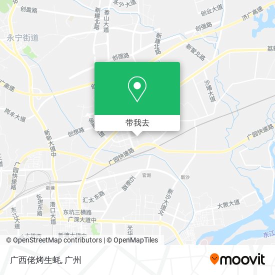 广西佬烤生蚝地图
