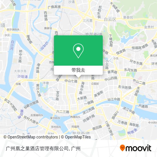 广州凰之巢酒店管理有限公司地图