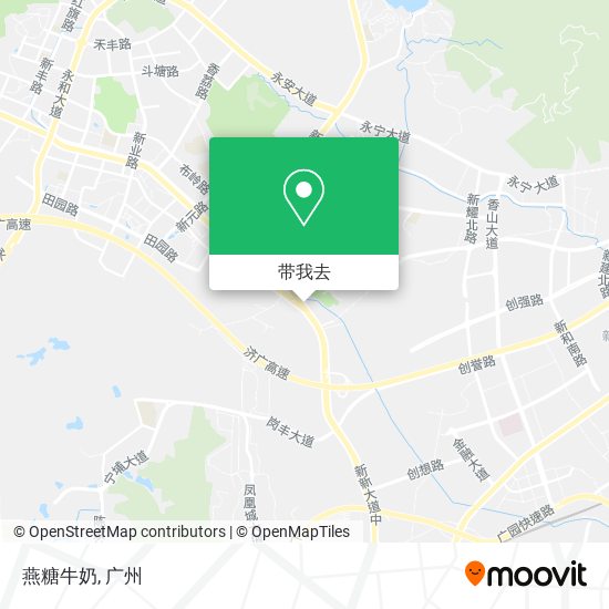 燕糖牛奶地图