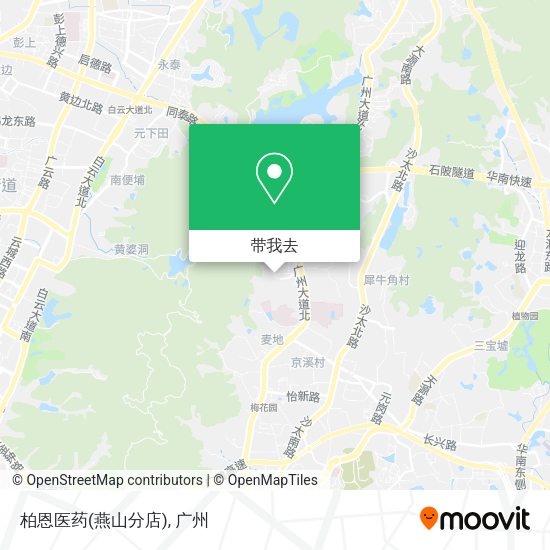 柏恩医药(燕山分店)地图