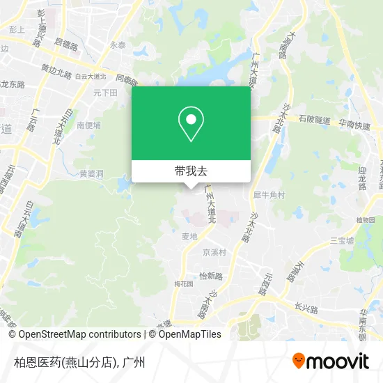 柏恩医药(燕山分店)地图